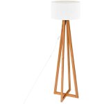 Atmosphera - lampadaire molu bois blanc h140cm crateur d'intrieur