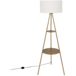 Atmosphera - lampadaire tr�pied arthus 163 cm m�tal dor�