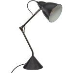 Lampe aude m�tal noir h62cm atmosphera cr�ateur d'int�rieur