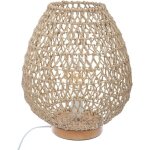 Atmosphera - lampe  poser en mtal et papier h 35. 5 cm