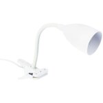 Lampe pince sily blanc h43cm atmosphera cr�ateur d'int�rieur