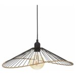 Lampe suspension en m�tal 'alara' 45cm noir