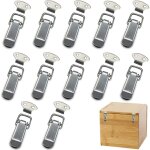 Attache capot 12 pi�ces, fermeture � levier, loquet � ressort, loquet � bascule fermoir � ressort avec ...