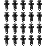 Attaches de garde - boue en nylon 190 pi�ces avec clips � rivets - sollbry