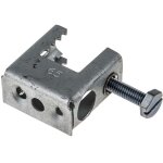 Attache - support, trou lisse 12. 7mm, charge maxi 45kg, paisseur 18mm ( prix pour paquet de 25 )