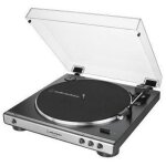 Audio - technica at - lp60xusb tourne - disque entran par courroie gris, mtallique