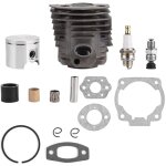 Aufee kit de joint de piston de cylindre pour husqvarna 50 51 55, 46mm kit de piston de cylindre avec ...