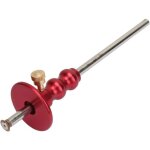 Auge de marquage du bois - outil pour � scribe en bois, marquage de la roue � bois (rouge)