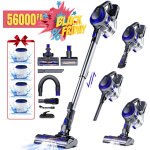 Authmic ? aspirateur balai sans fil 52000pa ? 580w ? autonomie 55 min ? filtration hepa ? brosse sp�ciale ...