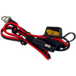 C�ble quick lock - pour chargeur de batterie automatique 4a - 6v / 12v