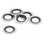 Autobest - joints vidange x 6, lvres bs, diamtre 14. 7 mm