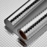 Autocollant cuisine feuille d'aluminium auto - adh�sif cuisine papier peint r�sistant � la chaleur r�sistant ...