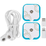 Autocollant de massage puls� portable pour cou et �paules - mini appareil de massage musculaire