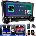 Autoradio android 14 pour peugeot 407 (2004 - 2011) avec navigation gps wifi fm rds carplay 2 + 32g dab ...