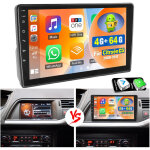 Autoradio android 15 pouces compatible carplay pour citro�n c5 ii (2008 - 2017), avec dsp, gps et wi ...