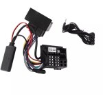 Autoradio bluetooth musique aux c�ble adaptateur mains libres kit de harnais pour bmw e60 e63 e90 e91, ...