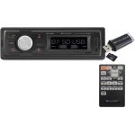 Autoradio caliber ? radio fm avec bluetooth ? noir (rmd030bt) - lecteur de cartes sd, usb - 4 x 55w - ...