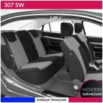 Autosweet - housses de si�ge sur mesure pour 307 sw (03 / 2002 � 04 / 2008) housse voiture / auto d'int�rieur ...
