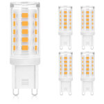 Autrucker lot de 5 ampoules led de remplacement pour source lumineuse g9, m�ches �conomes en �nergie ...