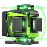 Autrucker niveau laser autonivelant 360�, nivellement de chantier, noir vert, norme europ�enne