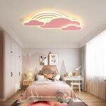 Autrucker plafonnier �l�gant pour chambre d'enfant, en acrylique, motif nuage arc - en - ciel, lumi�re ...