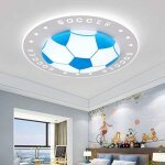 Autrucker plafonnier led cr�atif et moderne, en forme de ballon de football, d�coratif et protecteur ...