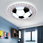 Autrucker plafonnier led moderne et cr�atif en forme de ballon de football, �clairage d�coratif pour ...