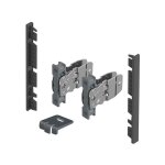 Avantech you kit de raccords pour la façade intérieure à recouper - hauteur 101 mm - anthracite - hettich ... Avantech you kit de raccords pour la façade intérieure à recouper - hauteur 101 mm - anthracite - hettich ...