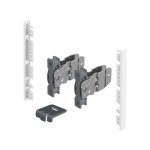 Avantech you kit de raccords pour la faade intrieure  recouper - hauteur 101 mm - blanc - hettich ...