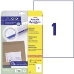 Avery - zweckform 6119 etiquette universelles 210 x 297 mm papier blanc 30 pc(s) fixation permanente ...
