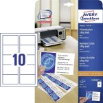 Avery - zweckform c32010 - 25 cartes de visite imprimables, microperforées 85 x 54 mm blanc 250 pc(s) ... Avery - zweckform c32010 - 25 cartes de visite imprimables, microperforées 85 x 54 mm blanc 250 pc(s) ...