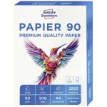Avery - zweckform papier 90 premium quality paper 2563 papier de photocopieur din a4 90 g / m� 500 feuille(s) ...