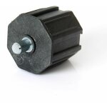 Embout de tube octogonal - pivot int�gr� - �40mm