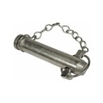 Cyclingcolors - axe d'attelage avec chaine et goupille diam�tre 19mm x longueur 70mm barre sup�rieure ...