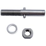 Axe de batteur + ecrou + rondelle pour pieces preparation. . .