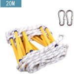 20m echelle de corde d'�vacuation de feu echelle de s�curit� incendie r�sistant avec mousquetons