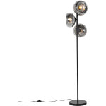 Ayesha - lampadaire - 3 lumi�re - h 145 cm - noir - art deco - �clairage int�rieur - salon i chambre ...
