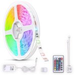 Bande led 3m, rvb, t�l�commande, autocollant, changement de couleur, raccourcissable, ruban lumineux, ...