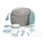 Baby moov - babymoov trousse de soin pour bébé, 9 accessoires, avec thermometre digital, bleue Baby moov - babymoov trousse de soin pour bébé, 9 accessoires, avec thermometre digital, bleue