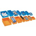 Bac à bec plastique alvéolaire bleu 1l - colis 25 bacs Bac à bec plastique alvéolaire bleu 1l - colis 25 bacs