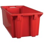 Bac gerbable et embo�table pp rouge l800xl400xh300mm - k400 / 80 28480021