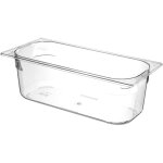 Bac  glace en polycarbonate 360x165x120mm - transparent 5l hendi 807026
