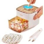 Bac � gla�ons en silicone alimentaire avec couvercle, 48 alv�oles double couche, facile � d�mouler, id�al ...