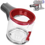 Bac � poussi�re transparent de haute qualit� pour dyson aspirateurs v7 / v8, pour dyson v7 / v8 accessoires ...