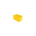 Bac rangement 60 l 650x450x280 mm jaune Bac rangement 60 l 650x450x280 mm jaune