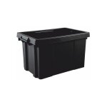 Bac de rangement professionnel 54 litres gris - eda
