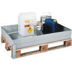 Bac de r�tention 150l gfk sans �querre de fixation l1200xl800xh165mm - 5113 - cemo