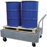 Bac de r�tention roulettes 2 f�ts mw tools vtks2
