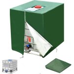 Bache pour cuve 1000l ibc, housse de protection, anti - uv anti - poussi�re couverture container r�servoir ...