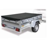 Bche de protection - peraline - taille xl - 200 x 120 cm - tanche - gris